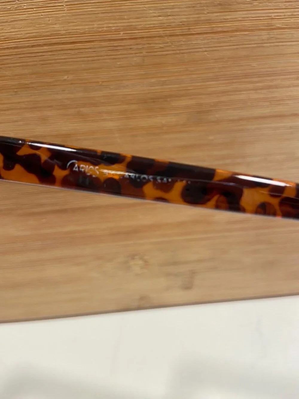Carlos by Carlos Santana Tortoise Pink Oval Eyeglasses w/ Leopard Case